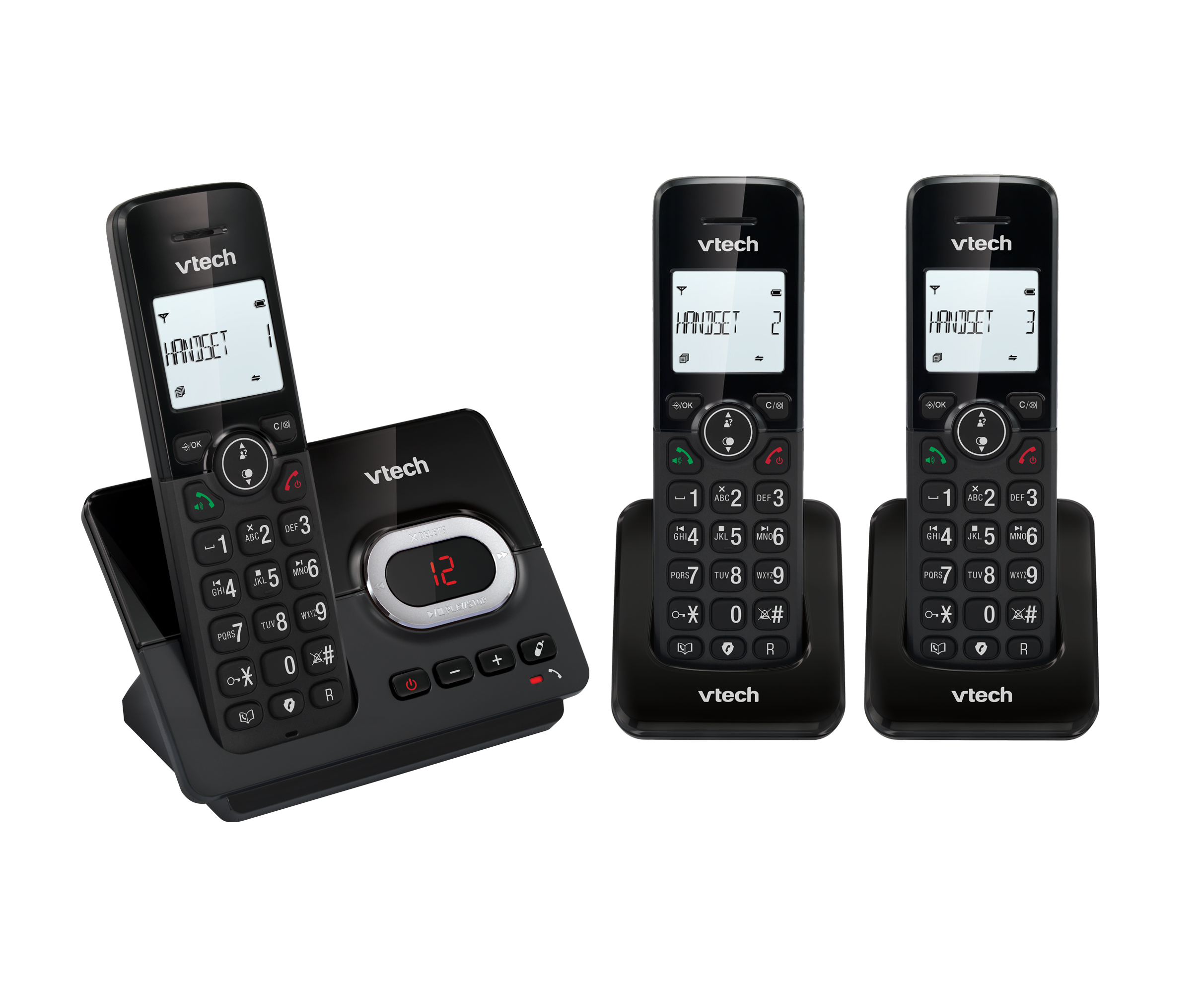 Store VTech DS6321-3 Line Expandable Three Headset cordless phone System Dect 6.0